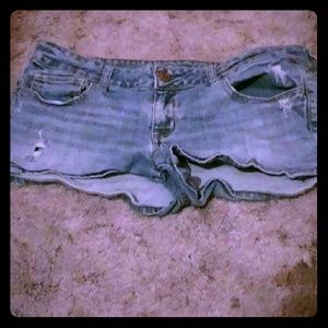 American eagle jean shorts