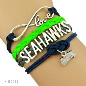 Seahawks infinity bracelet