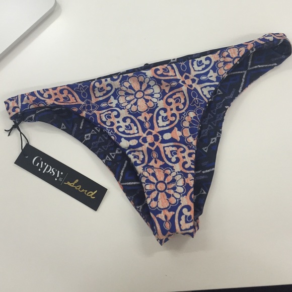 GYPSY SAND PRINTED BIKINI BOTTOMS