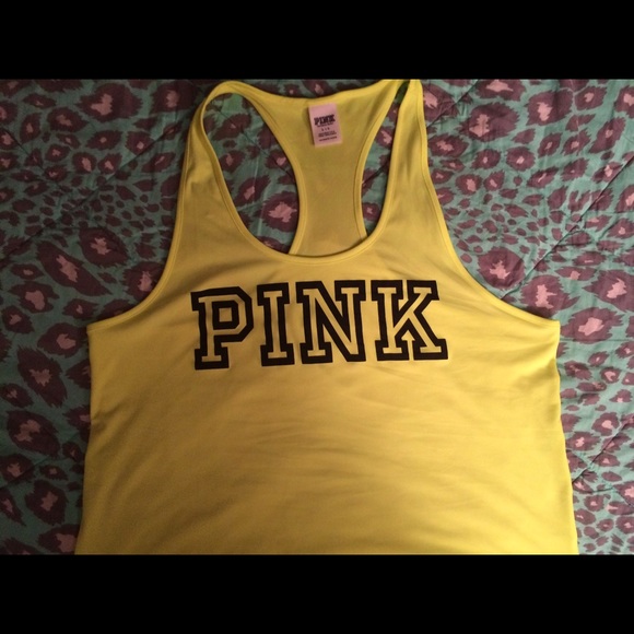 BRAND NEW‼️ PINK VS yellow Tank💛