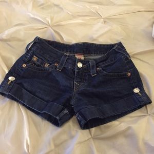 True Religion stretch shorts