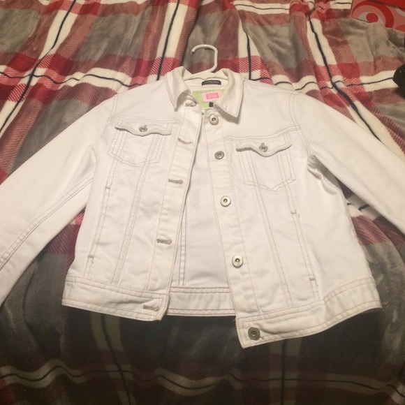 Gap White Denim Jacket
