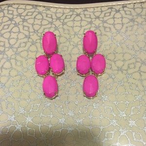 Hot pink Kendra Scott earrings