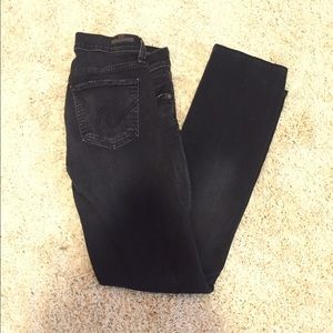 Citizens of Humanity black straight leg jeans