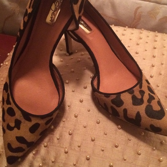 Calf Hair Leopard Print Heels from Halogen- NWOB