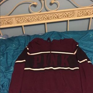 Maroon PINK Sweatshirt