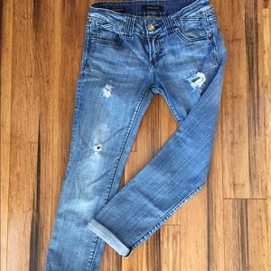 Vigoss The Thompson Roll Skinny Capri Jeans