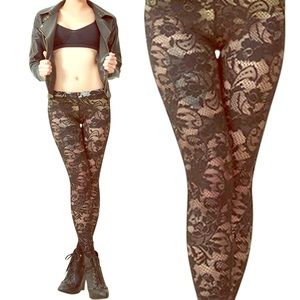 Amazing thick lace leggings / tights