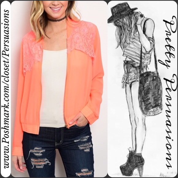 SOLD OUT 🌻NWT Black Sheer Lace Zip Front Jacket - Picture 3 of 4