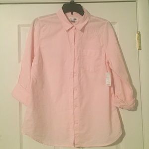 Old Navy Light Pink Button Down