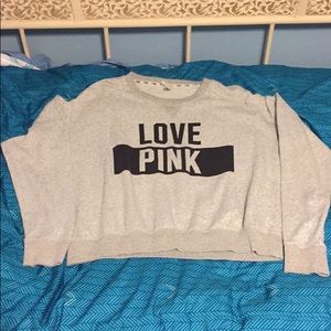 LOVE PINK Grey Sweatshirt