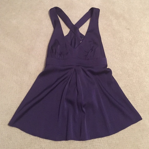 Purple wrap tank