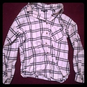 Black and white flannel