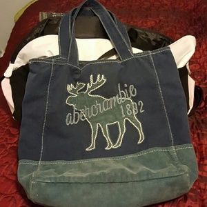 A & F Large canvas tote