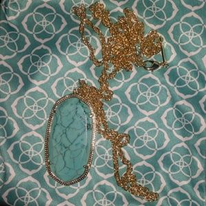 Kendra Scott $65 Rae pendant. Turquoise magnesite.