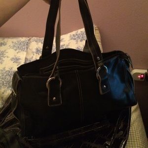 Black hand bag