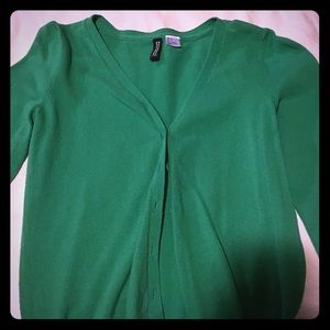 Emerald green cardigan