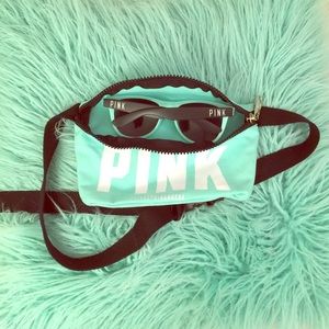 PINK Fanny Pack & Sunglasses Bundle
