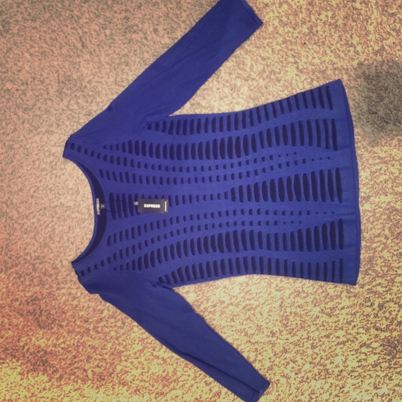 Blue and Black sweater
