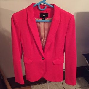 Pink H&M Blazer - size 8