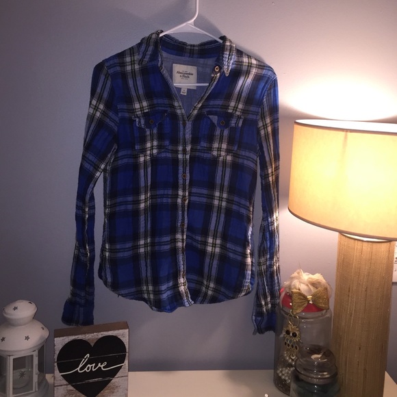 Plaid Abercrombie and Fitch shirt