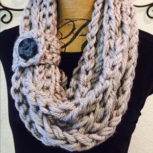 Handmade Crochet Loop Scarf.
