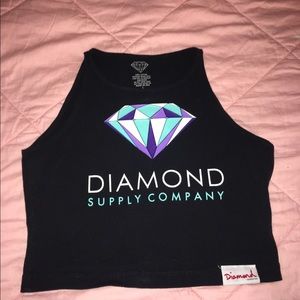 Diamond crop top