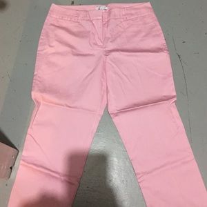 Stretch baby pink capris