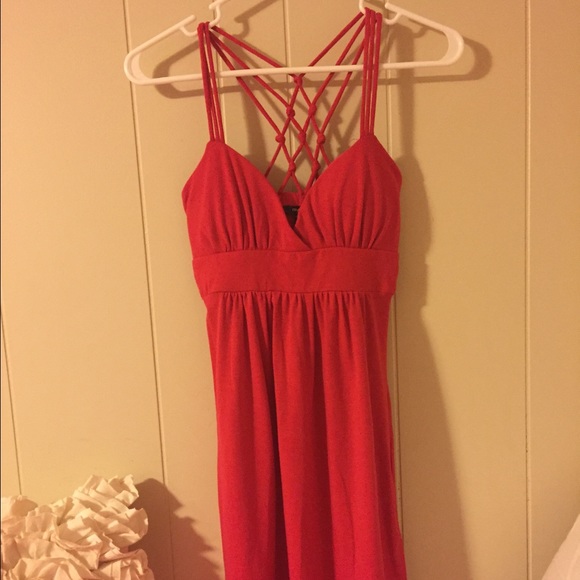 Red sundress