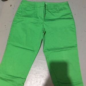 Fun green dressy capris