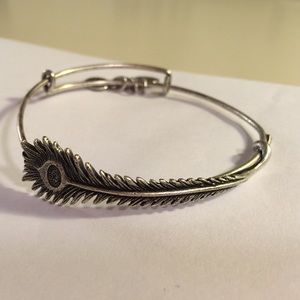 Peacock feather Alex and Ani