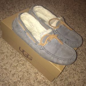Grey Ugg Moccasins