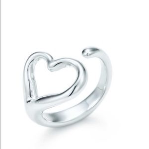Tiffany Open Heart Ring