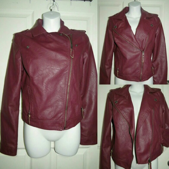Aeropostale faux leather jacket