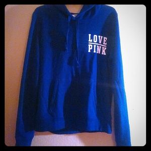 PRICE DROP!! Final! PINK" VS Royal Blue Hoodie
