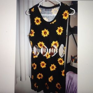 Kendall & Kylie sunflower dress