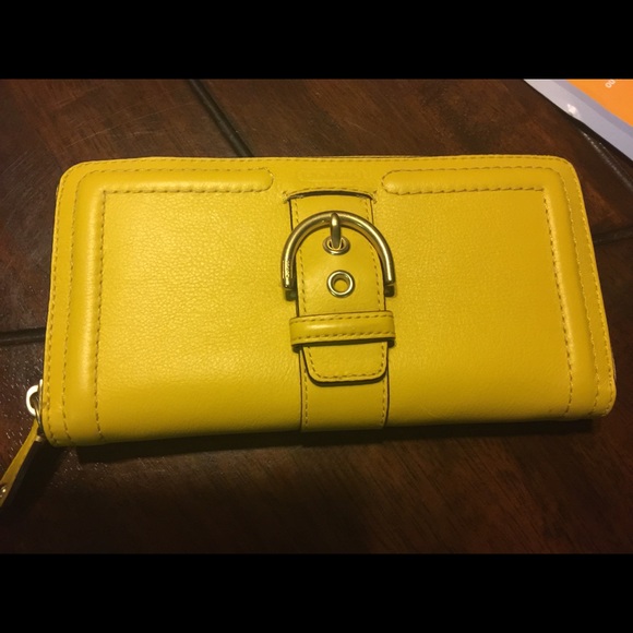 Coach leather wallet