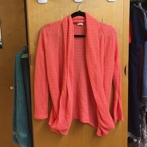 Coral Pink Cardi
