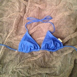Royal blue string bikini top. Never worn.