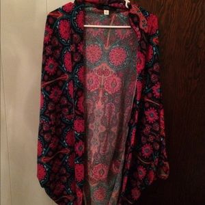 FINAL.  Multi-Colored Shrug. From Francesca's.