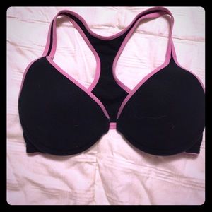 Racer back Sports Bra Workout. Push-up