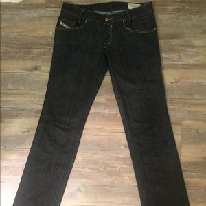 Diesel stretch dark blue jeans