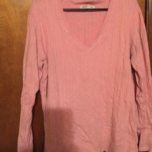 Old Navy peach Women's 2x V-Neck Sweater