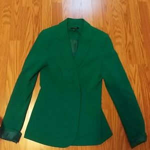 Beautiful jewel toned ponte blazer