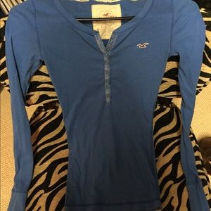 Long sleeve Hollister shirt.