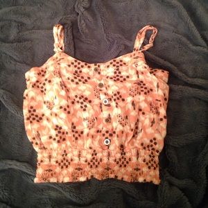 Peach colored crop top from pacsun. Never worn!