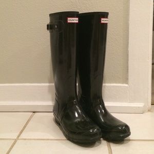 Women's Black Hunter Boots