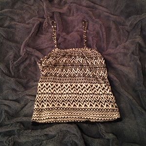 Black and white crop top. Never worn!