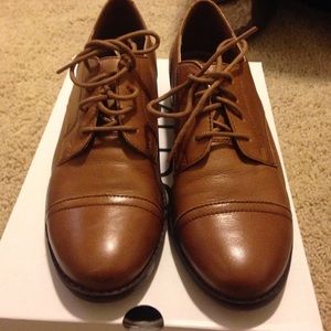 Aldo Orciano Cognac Oxford Flats
