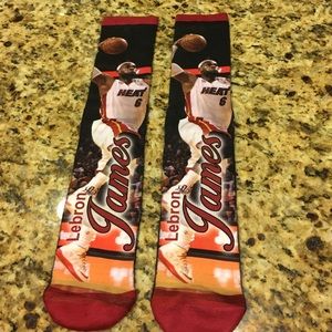 Miami Heat Lebron socks